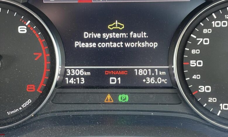 Audi ABS brake booster fault